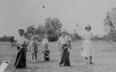 Photograph, Ledcourt School Students in sack race