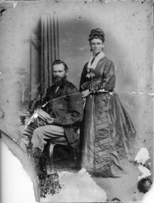 Photograph, William Peardon & wife Emily Maria (nee Wade) c1880