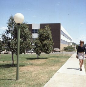 Slide, Set of Large Format colour positive slides of Stawell c1970 - Stawell Technical School Patrick Street