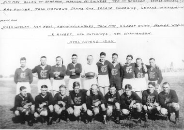 Photograph, "Rovers" Football Team 1927