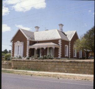 Slide, Set of Large Format colour positive slides of Stawell c1970 -  St Patrics Manse Kinsella Home