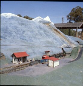 Slide, Set of Large Format colour positive slides of Stawell c1970 - World In Miniature Train model