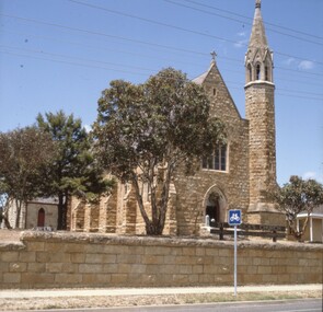 Slide, Set of Large Format colour positive slides of Stawell c1970 - St Patricks Church