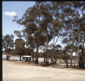 Slide, Set of Large Format colour positive slides of Stawell c1970 - Leviathan Dam