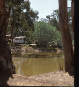 Slide, Set of Large Format colour positive slides of Stawell c1970 - Grampians Gate Caravan Park