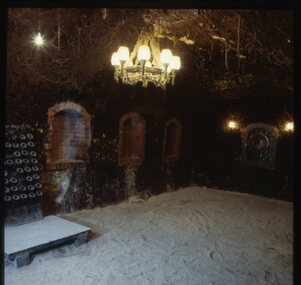 Slide, Set of Large Format colour positive slides of Great Western c1970 - Seppelts Underground Drives