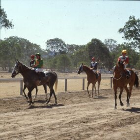 Slide, Set of Large Format colour positive slides of Great Western c1970 - Races