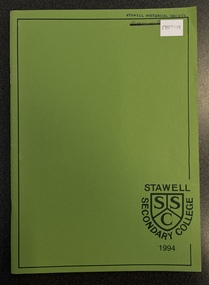 Magazine, Stawell Technical School, Stawell Secondary College Magazine 1994, 1985