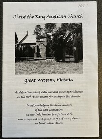 Booklet, Christ the King Anglican Church