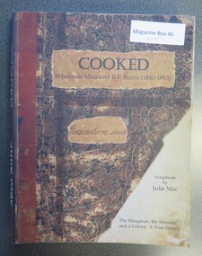 Book, Cooked Wholesale Murder R.F. Burns (1840-1883)