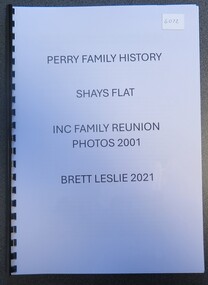 Book, Perry Family History Shays Flat