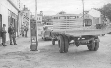 Photograph, Nalder's garage 1950's