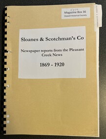Book, Sloanes & Scotchman's Co