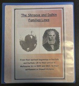 Book, The Shreeve and Dalkin Family Lines