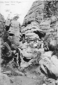 Photograph, 1924 Easter Grand Canyon.  Cragg family