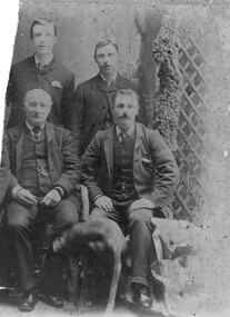Photograph, Joe Wearmouth & three other Gentlemen