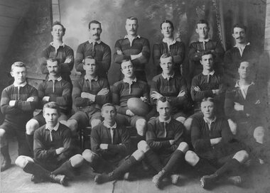 Photograph, Stawell Football Club Team Photo. With Joe Wearmouth c1900