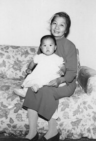 Photograph, Anna Victoria May Mow Fung seated Katie Goh - Anna Goh Collection
