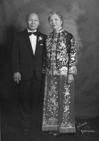 Photograph, Wedding photo of Anna Mow Fung and Timothy Wong. - Anna Goh Collection