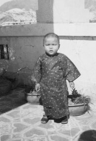Photograph, Young child Anna Goh in traditional Dress - Anna Goh Collection