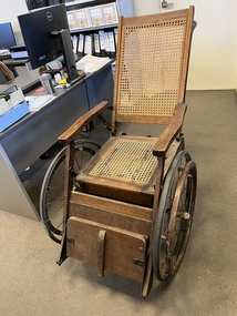 Furniture - Realia, Wheelchair Belonging to Bobby Mitchell of Deep Lead c1930