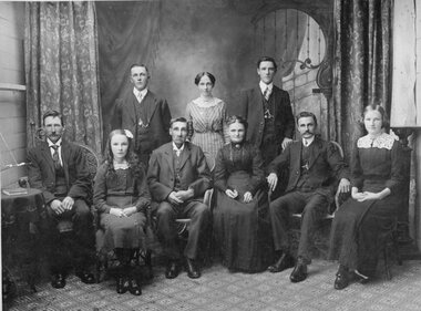 Photograph, Perry Family Group Studio portrait