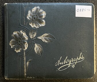 Book, Autograph Album - Evelyn Ridd  c1910-1918