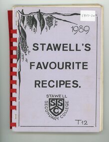 Book, Stawell's Favorite Recipes - Stawell Secondary College 1989