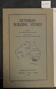 Book, Victorian Building Stones 1937