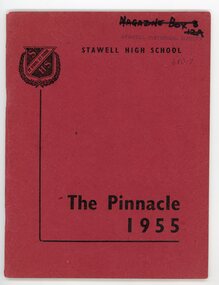 Book - Magazine, Stawell High School, Stawell High School  The Pinnacle 1955, 1912-1986