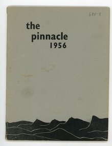 Book - Magazine, Stawell High School, The Pinnacle 1956, 1912-1986
