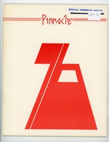 Book - Magazine, Stawell High School, The Pinnacle 1976.  Stawell High School, 1912-1986