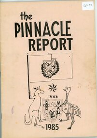 Book - Magazine, Stawell High School, The Pinnacle Report 1985.  Stawell High School, 1912-1986