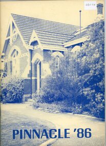Book - Magazine, Stawell High School, Pinnacle "86 1986.  Stawell High School, 1912-1986
