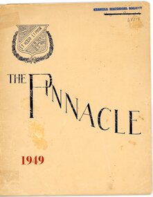 Book - Magazine, Stawell High School, The Pinnacle 1949, 1912-1986