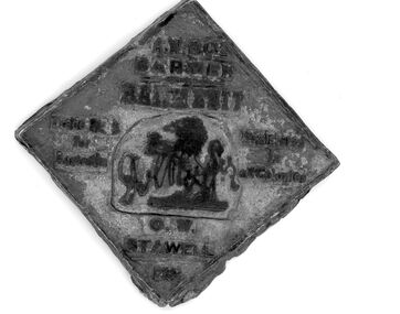Realia, Items from metal detecting in Stawell
