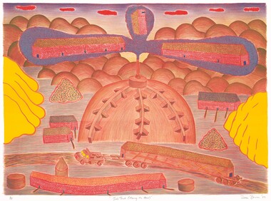 Print, BOWEN, Dean, Joes Truck (moving the house), 1989