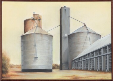 Work on paper, DICKSON, Clive, Silos, Nyah West, 2002