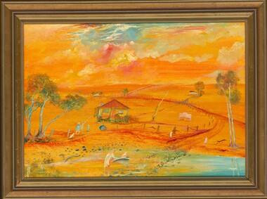Painting, HOMER, Irvine, Out of the Dust, 1975