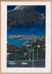 Print, ROBINSON, Sally, Halley's Comet, 1986