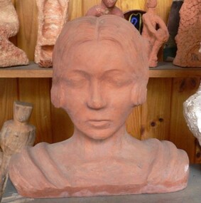 Sculpture, Slawa Horowitz-Duldig, Self-portrait by Slawa Horowitz-Duldig c. 1924, c.1924
