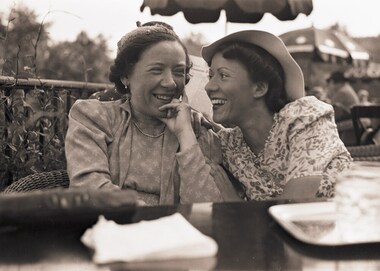 Photograph, Slawa and her sister Rella, Vienna,  c.1938, c.1938