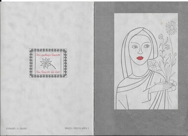 Advertising card, Card, Kosmetik Institut, Wien ( Cosmetic Institute, Vienna) c. 1932, c.1932