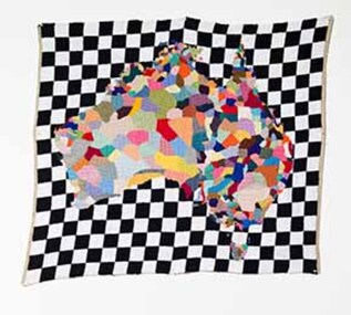 Textile, Paul Yore, Map, 2012