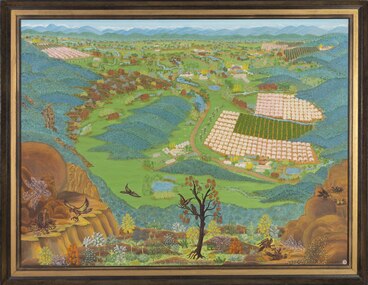 Painting, Lorna Chick, Up Where The Eagles Nest, 1969