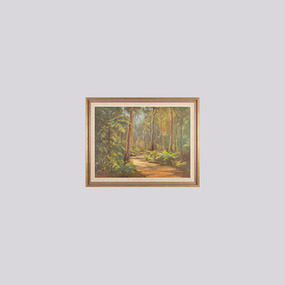 Painting, Elaine Burge, Forest Ferns At Healseville, 1983