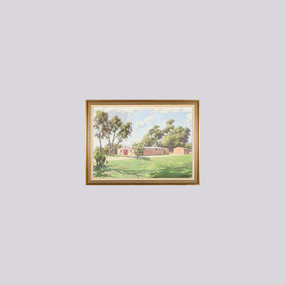 Painting, Donald Cameron, The Yarrawonga Scout Hall, 1983