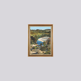 Painting, Robert Horne, Overlooking the Howqua River, 1975