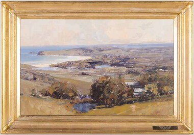 Painting, Ken Knight, Coastal Vista, c. 1992