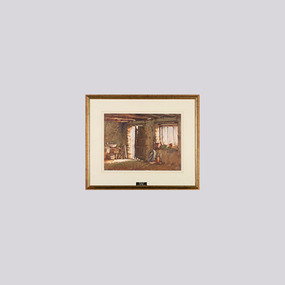 Painting, Ron Muller, Garage Corner, c. 1993